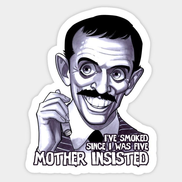 Don't listen to mother! Sticker by DB_MP1138